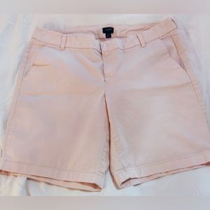 J Crew- size 14 bermuda shorts- pink